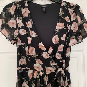 Floral Maxi Wrap Dress